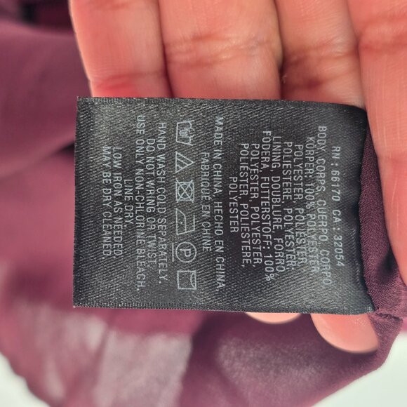 Anthropologie Moulinette Soeurs‎ Smocked Halter Midi Dress in Plum Size 2 - Picture 5 of 6